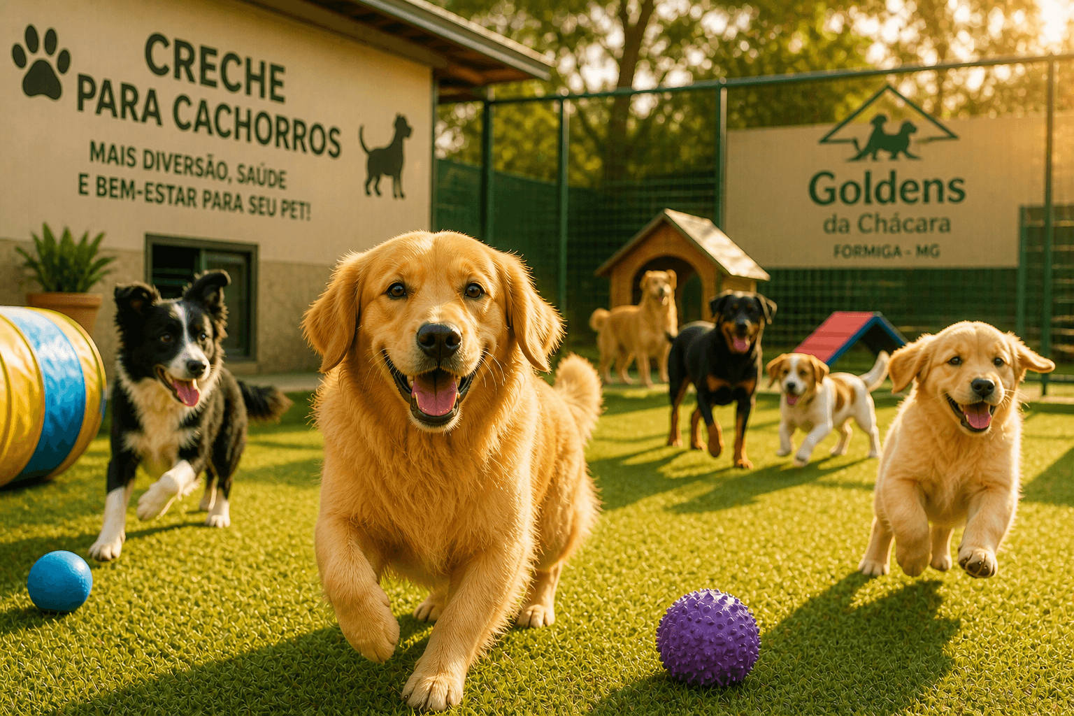 Creche para cachorros: por que seu pet precisa