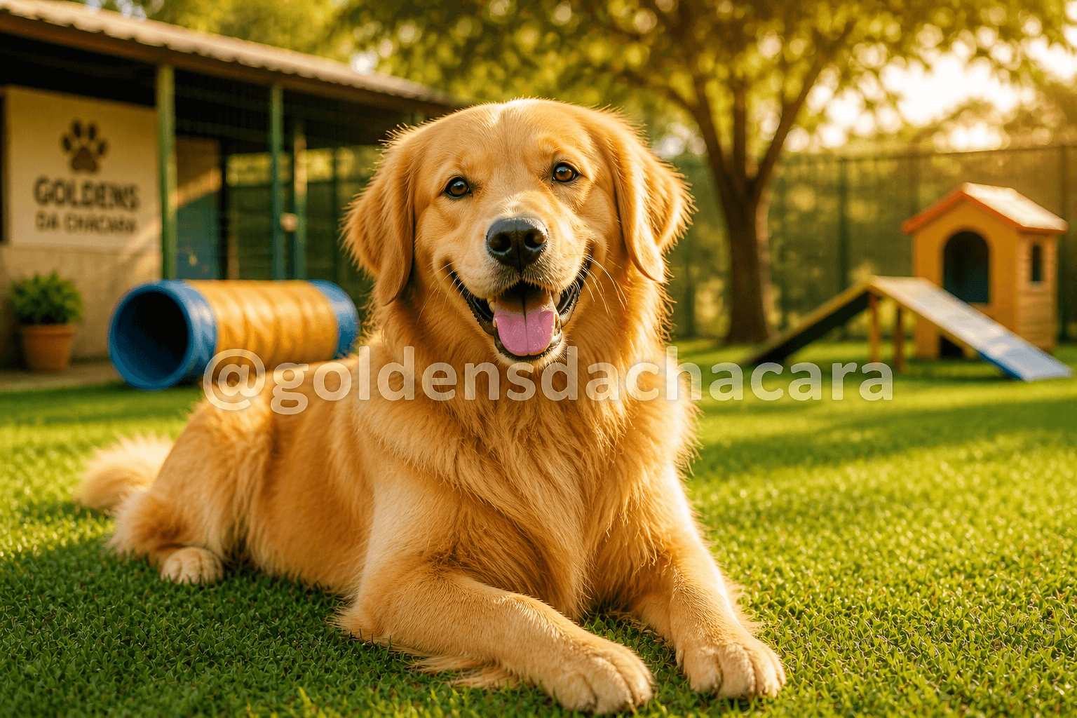 Exercícios e brincadeiras para Goldens
